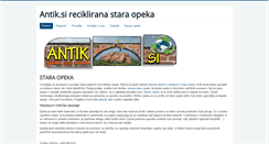 Desktop Screenshot of antik.si